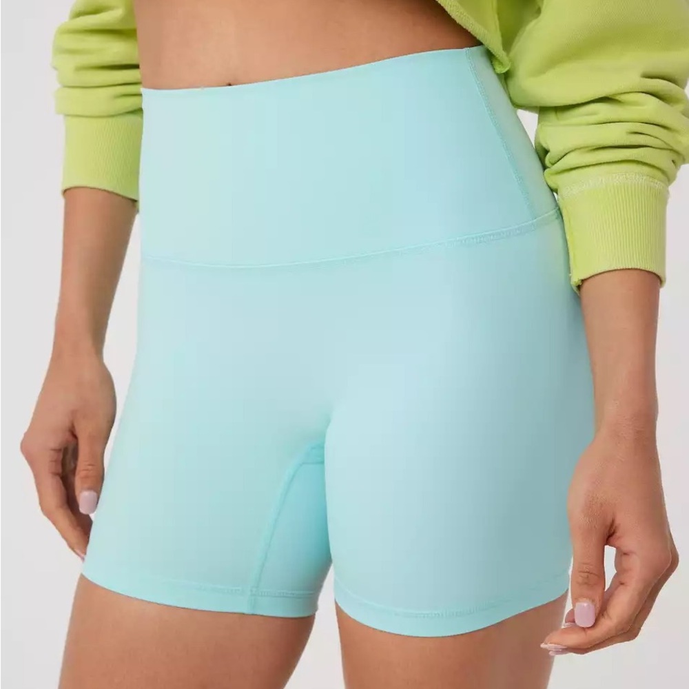NWT OFFLINE By Aerie Goals Aquamarine 5" Bike Short - Size XL